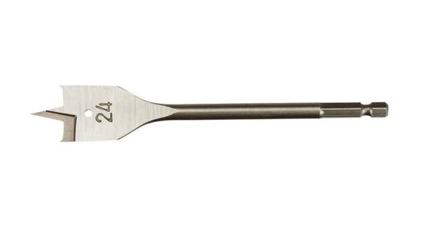 Yaprak Tip Ahşap Matkap Ucu 24x405mm - Hex Saplı - Image 1
