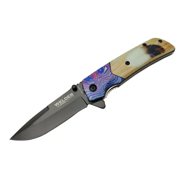 Tüylü Çakı 20,5 Cm Yarı Otomatik , Kemerlikli - Image 1