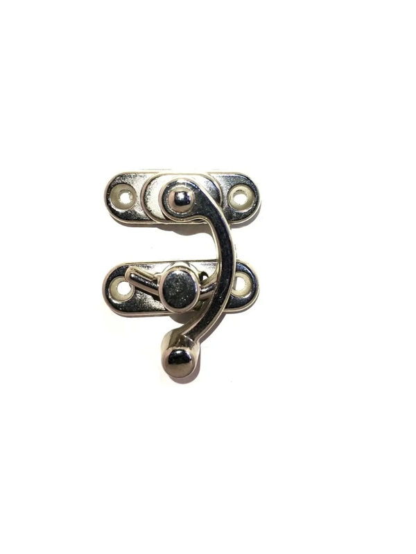 Yay Gözü, Ahşap Kutu Klipsi - Küçük 28x33 Mm, Nikel 1 Adet - Image 1