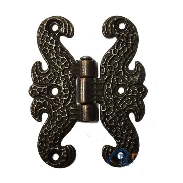 Zamak Kelebek Menteşe - Büyük, 50x67mm, Oksit, 100 Adet - Image 1