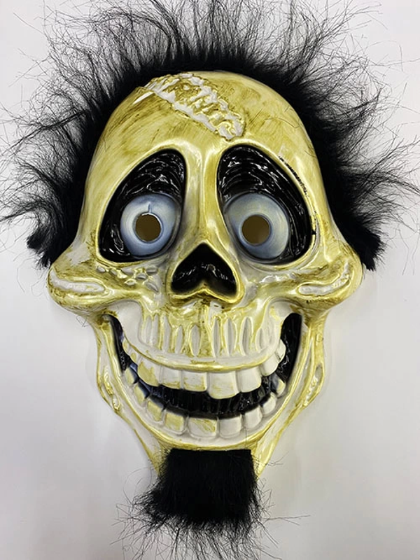 Siyah Peluş Saçlı Coco Hector Rivera Maskesi 25x23 Cm - Image 1