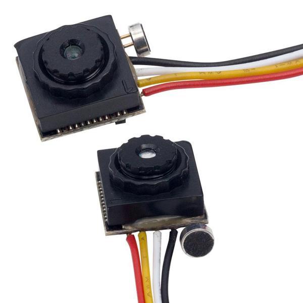 HELLO HL-19305 3.6MM 800 TVL 1/4 SENSOR MİKROFONLU MİNİ KAMERA (2818) - Image 1