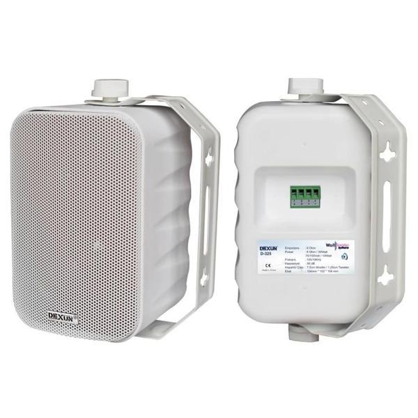 DEXUN D-425T 4" 10 CM 30 WATT 8 OHM 70/100 VOLT BEYAZ TRAFOLU SÜTUN HOPARLÖR TEKLİ - Image 1