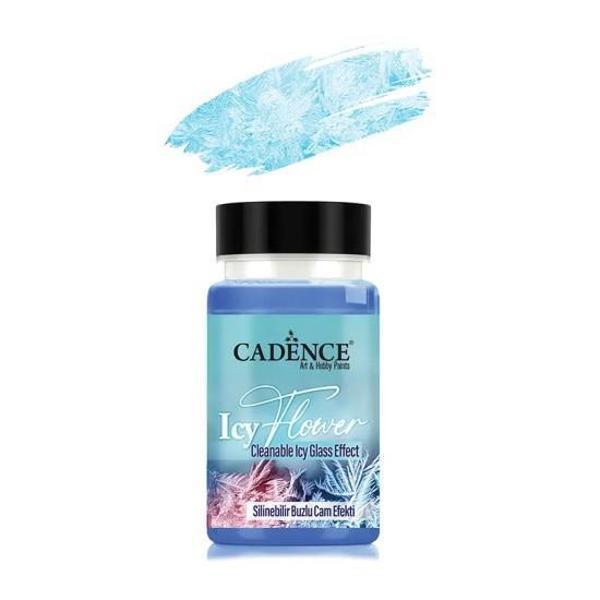 ICY FLOWER SİLİNEBİLİR BUZLU CAM EFEKTİ IF-05 MAVİ 90ML - Image 1