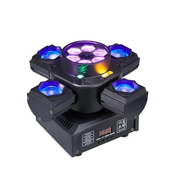 DJ PRO 4 BAŞLI BEE EYES 150 WATT LED STROBE LAZER ROBOT IŞIK - Image 1