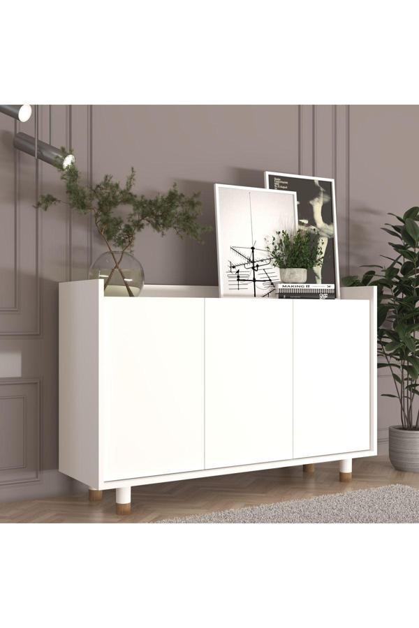 Cool Home Bono Çok Amaçlı Konsol , Kahve Köşesi Beyaz - Image 1