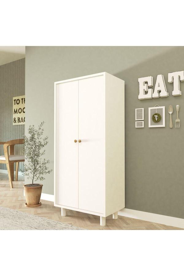 Cool Home Bono Çok Amaçlı Dolap , Erzak Kiler Dolabı Beyaz - Image 1
