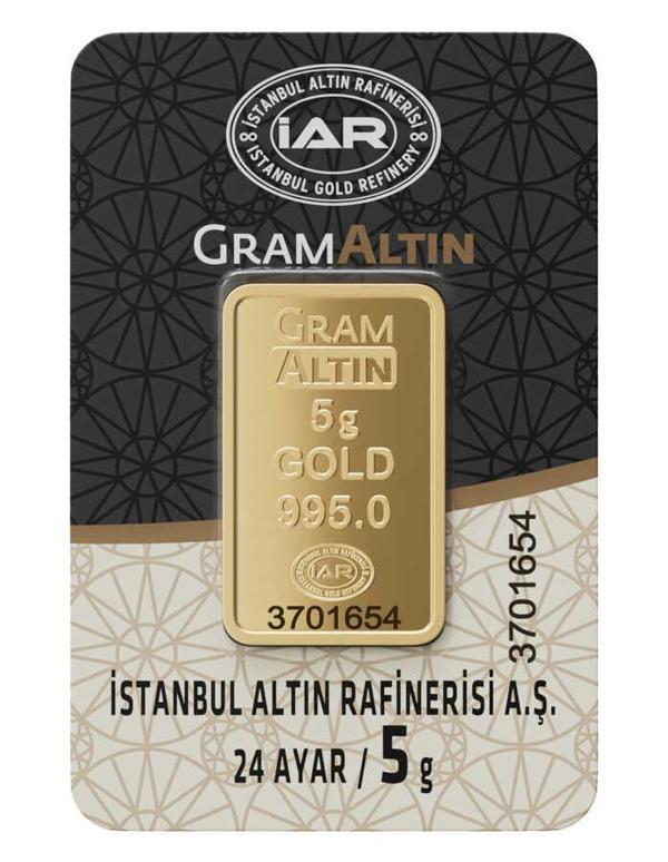 5 gr 24 Ayar İAR Gram Külçe Altın - Image 1