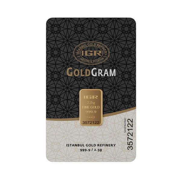 2.5 gr 999.9 IAR Gram Külçe Altın - Image 1
