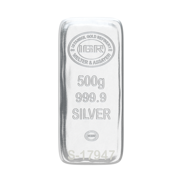 500 Gram Gümüş Külçe - Image 1