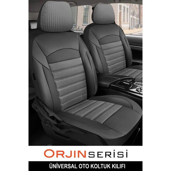 NAZ OTO Orjin Jakar Kumaş Oto Koltuk Kılıfı - Üniversal 5 Koltuk Tam Set - Image 1