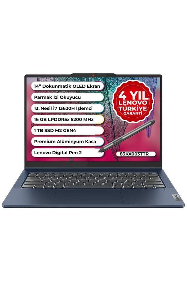 Lenovo Ideapad Slim 5 Case 2 In 1 Intel Core I7-13620H 16 Gb 1 Tb Ssd Freedos 14 Inç 83Kx003Ttr - Image 1
