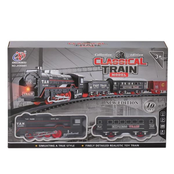 JHX6689 KUTULU 10 PARÇA PİLLİ TREN - Image 1