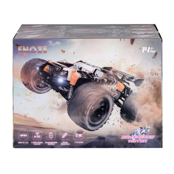 001E Kumandalı 4x4 Fırçası Motor 1:14 Gaser Arazi Aracı -Gepettoys - Image 1