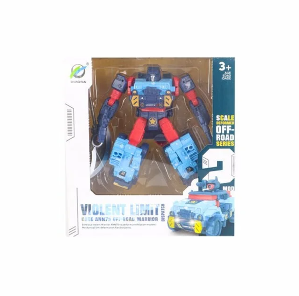 Arazi Aracına Dönüşen Mavi Robot - Image 1