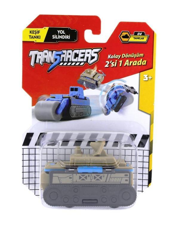 Transracers Dönüşen Araçlar Tanklar Keşif Tankı / Yol Silindiri - Image 1