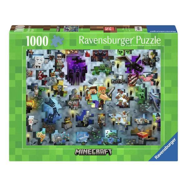 12000422 Minecraft Mobs 1000 parça Ravensburger Puzzle - Image 1