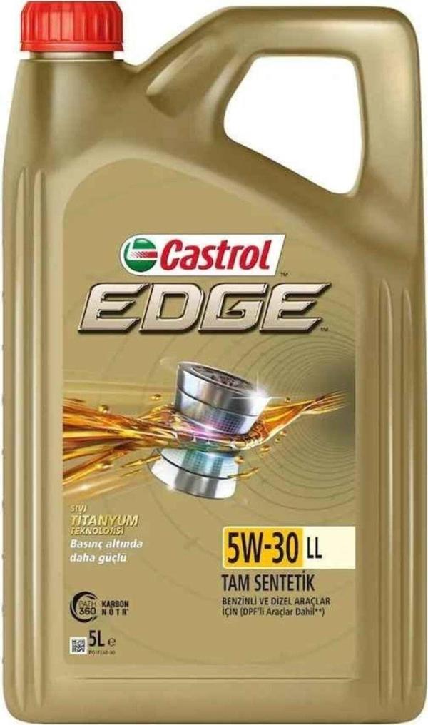 Castrol Edge 5W-30 LL 5 lt Motor Yağı - 2023 - Image 1