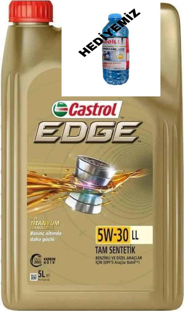 Castrol Edge 5W-30 LL 5 lt Motor Yağı - 2025 - Image 1
