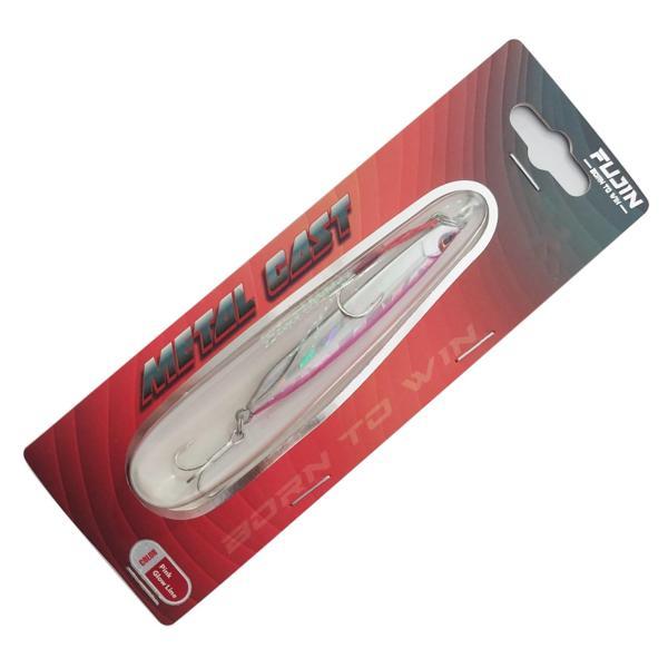 Fujin Metal Cast 40gr Shore Jig Yem MT18 Pink Glow Line - Image 1