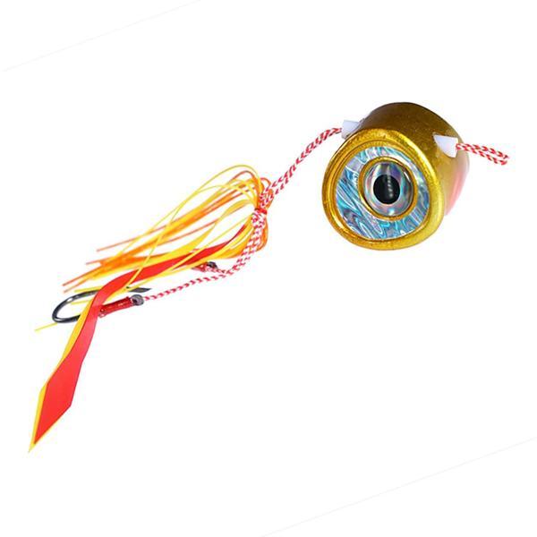 Fujin Salty Rubber 60gr SR Serisi Tai Rubber Yem 03 Orange Gold 3D SR-10 - Image 1