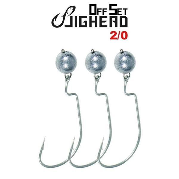 Fujin 3 Adet 2/0 Offset İğneli Jig Head 7gr - Image 1