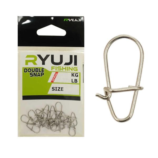 Ryuji Japanese Double Snap Suni Yem Klipsi 1 No - 20 Adet - Image 1