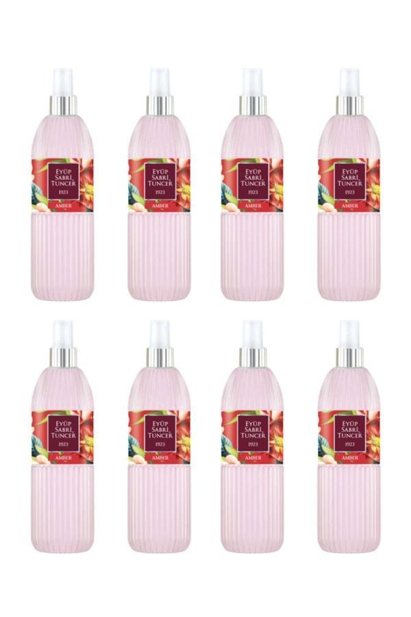 Eyüp Sabri Tuncer Amber 150 ml Sprey Kolonya - Pet Şişe 8 Adet - Image 1