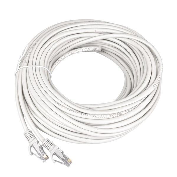 Ayt 25 Metre Cat5 Ethernet Kablo Gri Network İnternet Kablosu Soketli Hazır Kablo - Image 1