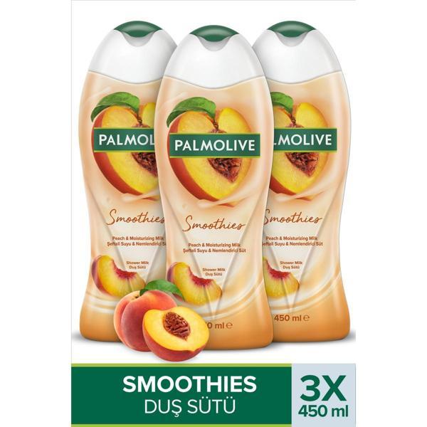 Palmolive Smoothies Şeftali Duş Jeli 450 ml X3 - Image 1