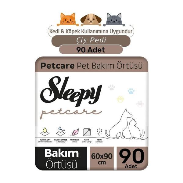 Sleepy Petcare Pet Bakım Örtüsü 60X90 cm 3X30 (90 Adet) - Image 1
