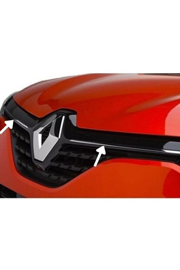 Renault Clio 5 Krom Ön Panjur 2 Parça 2019 Üzeri - Image 1