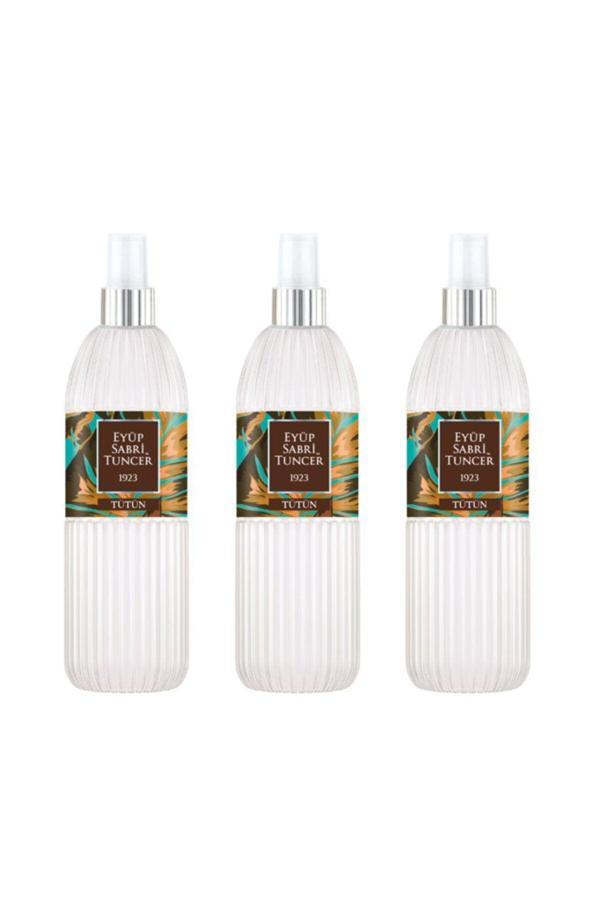 Eyüp Sabri Tuncer Tütün 150 ml Sprey Kolonya - Pet Şişe 3 Adet - Image 1