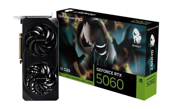 GAINWARD GeForce RTX5060 GHOST 8GB GDDR7 128Bit Gaming (Oyuncu) Ekran Kartı - Image 1