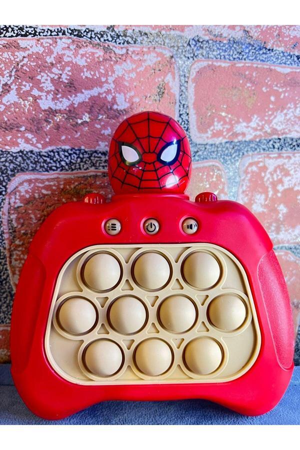 SPİDER-MAN ÖRÜMCEK ADAM IŞIKLI ELEKTRONİK POPİT EĞİTİCİ OYUNCAK QUİCK PUSH KONSOL - Image 1