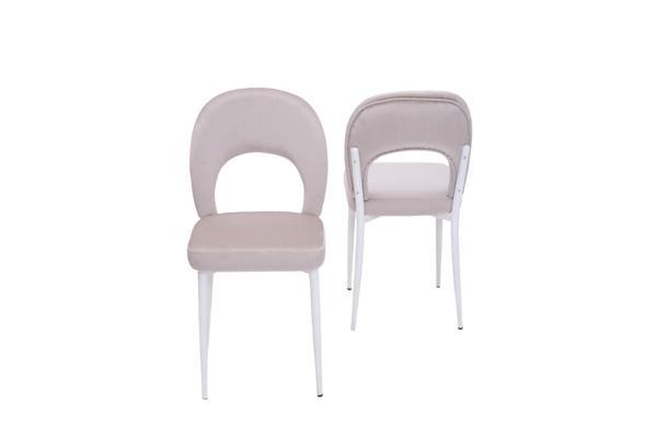Hilal Demir Mutfak Sandalyesi 2 Li Set  - Image 1
