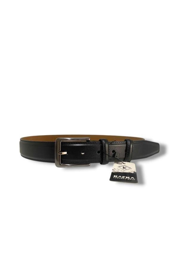 Kafka K100-25 Hakiki Deri Dikişli Erkek Kemer 135 Cm - Image 1