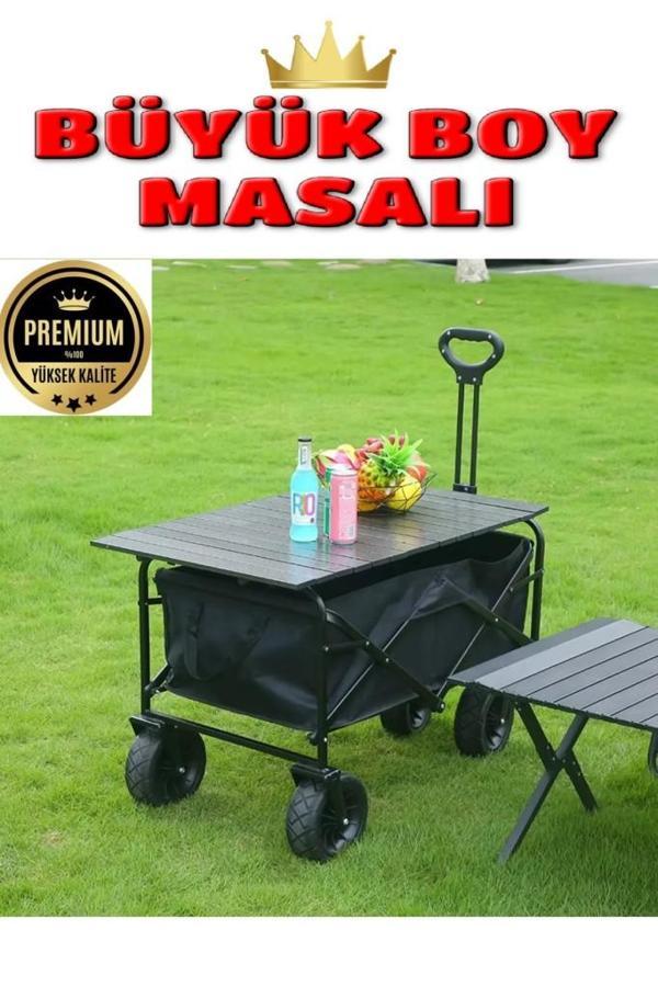 Büyük Boy Masalı Çok Amaçlı Katlanır Kamp Piknik Tatil Sahil El Arabası VD36M - Image 1