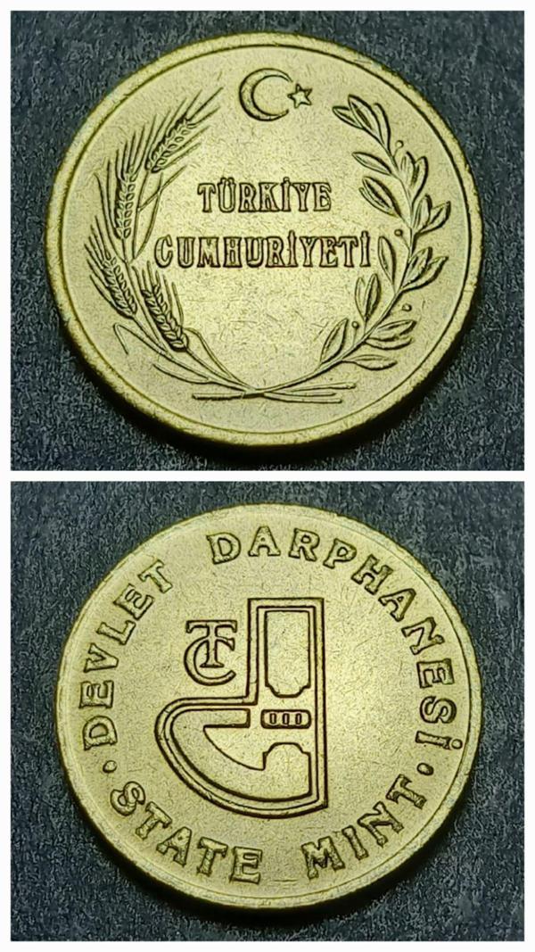 Escoines Koleksiyon 39963683a414281191 Darphane Tedavül Setinden Tarihsiz Darphane jetonu - Image 1