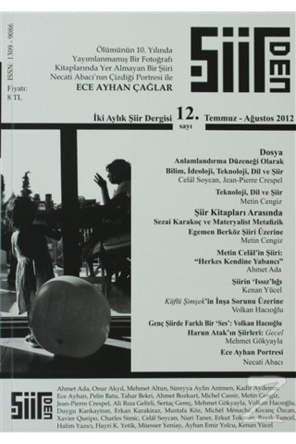 Şiirden Yayınları Şiirden Iki Aylık Şiir Dergisi Sayı: 12 - Şiirden Yayınları - Image 1