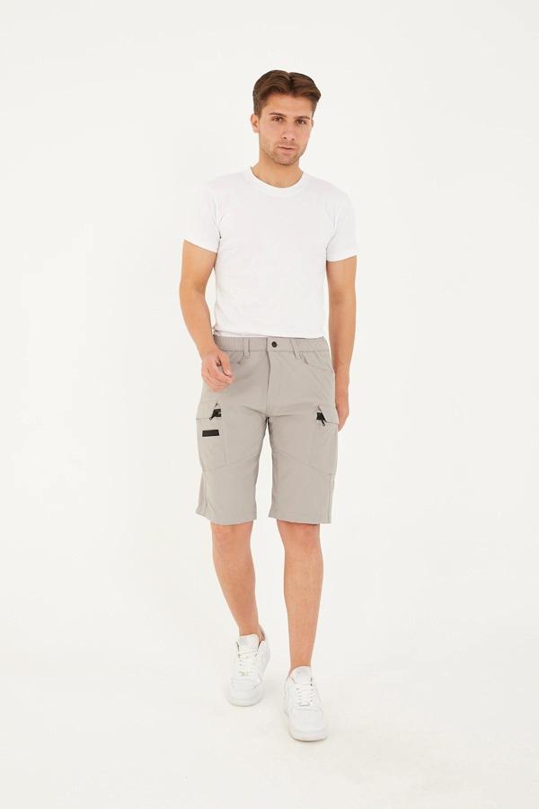 Kadın Erkek Unisex Su İtici Spor Likralı Yazlık Taktik Şort - 5 Cepli Regular Kalıp - Image 1