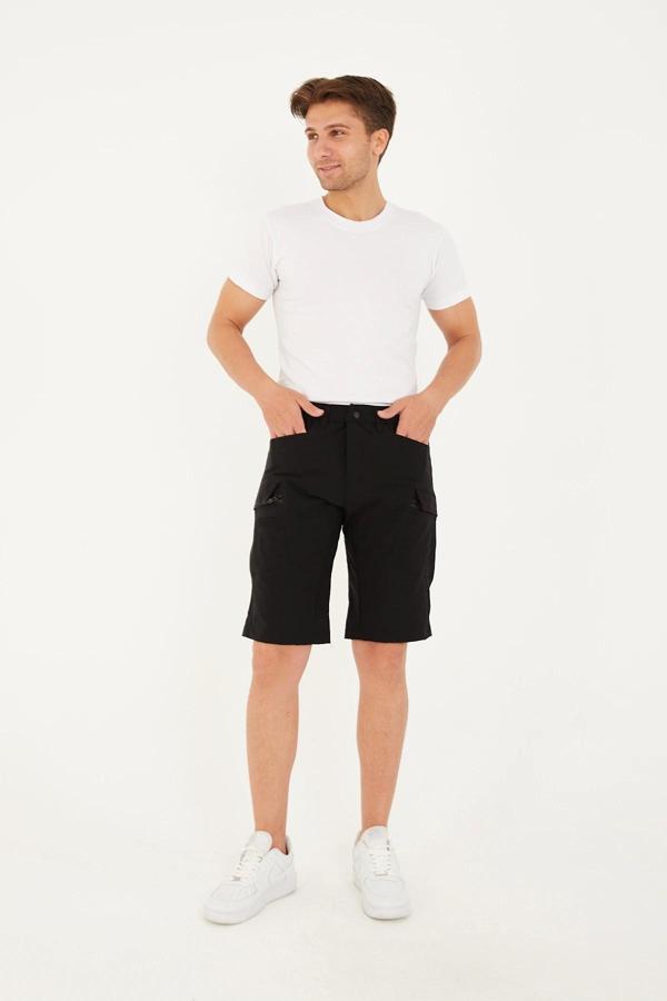 Kadın Erkek Unisex Su İtici Spor Likralı Yazlık Taktik Şort - 5 Cepli Regular Kalıp - Image 1