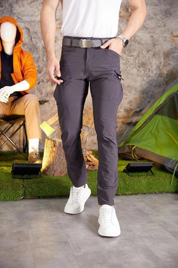Alemdar Model Unisex Erkek Kadın Outdoor Spor Likralı Yazlık Taktik Pantolon - Image 1