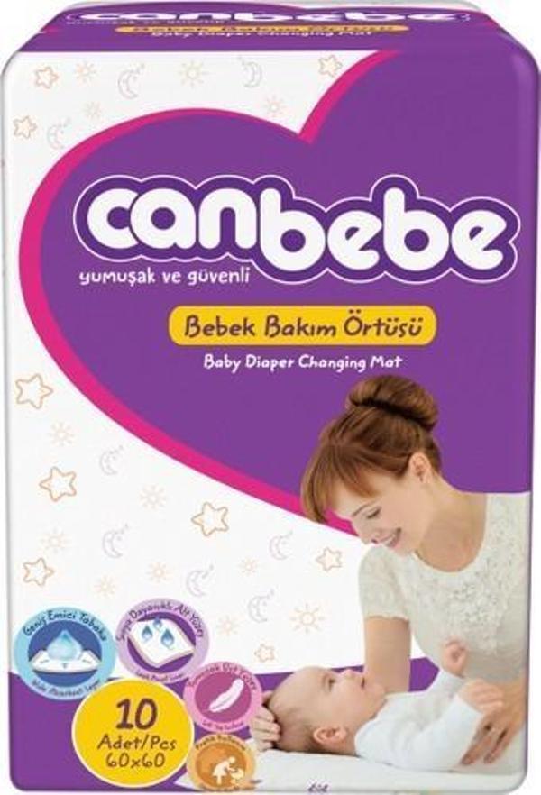 Canbebe Bebek Bakım Örtüsü 10'Lu - Image 1