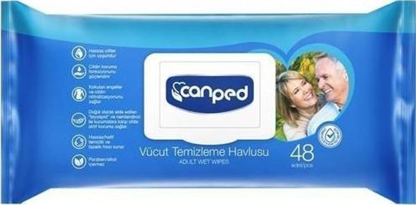 Canped  Vücut Temizleme Havlusu 48'Li - Image 1