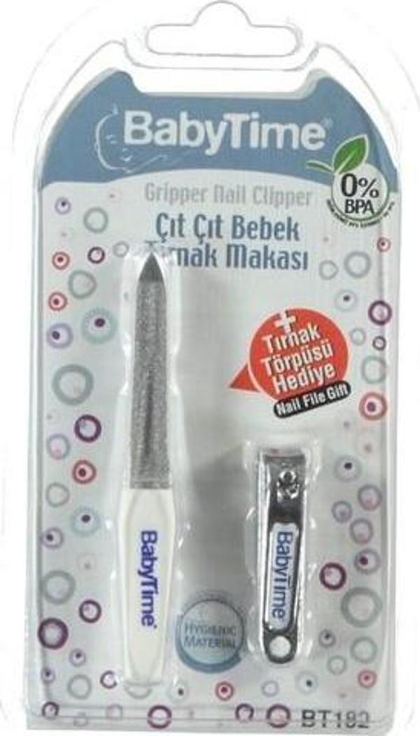 BabyTime Çıt Çıt Bebek Tırnak Makası + Törpü - Image 1