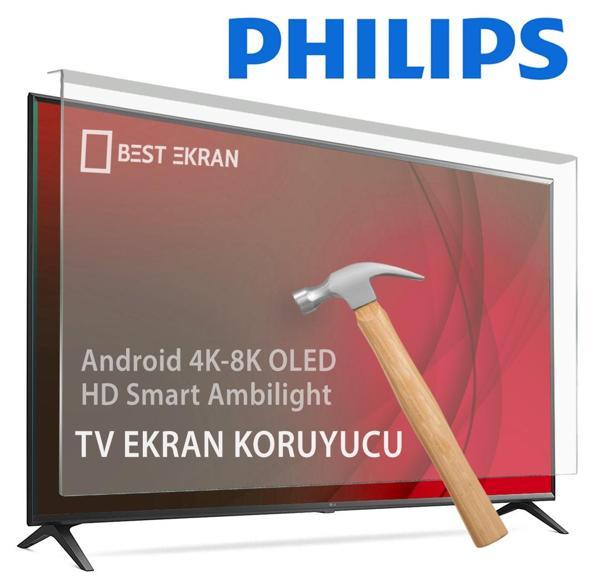 Philips 75PUS8500 TV EKRAN KORUYUCU - Philips 75" inç 189 Ekran Smart 4K UHD Dolby Atmos Titan OS Qled TV - Image 1