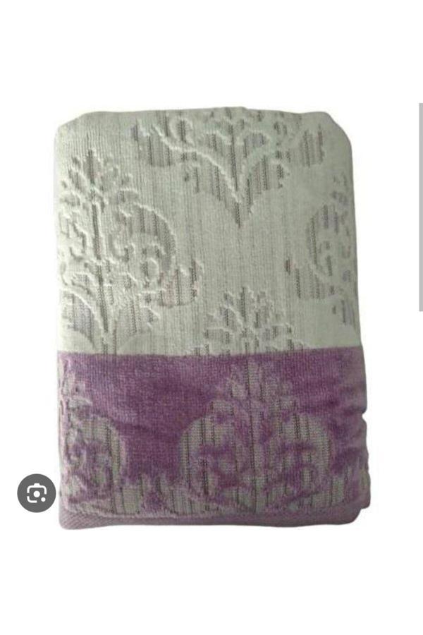 Özdilek 2 Adet Gissele Banyo(Plaj) Havlusu 70X140 Cm Lila - Image 1