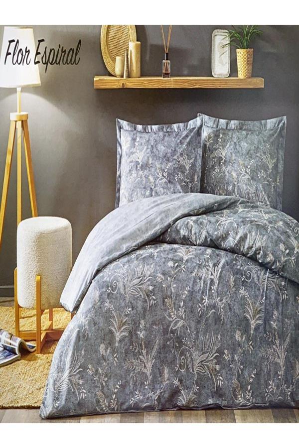 Özdilek Flor Espiral Çift Kişilik Nevresim Takımı - Image 1