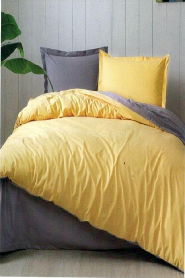 Özdilek Colormix Çift Kişilik Nevresim Takımı Hardal - Image 1